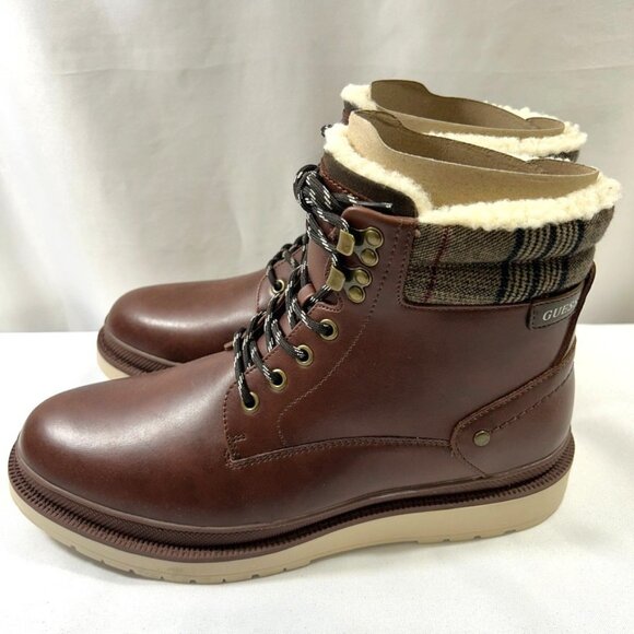Guess Caismar Men’s Fashion Boots Brown US 10.5 - No Box - Picture 4 of 10